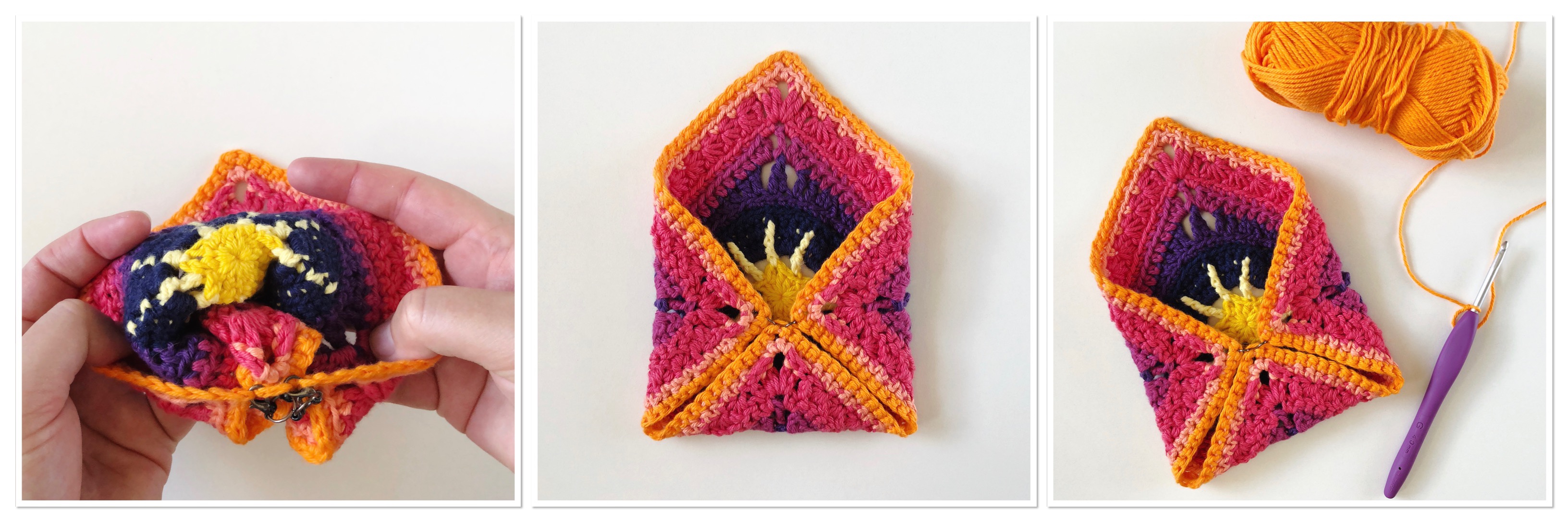 Kensington Tote Bag - Tunisian Crochet Purse Tutorial - TL Yarn Crafts