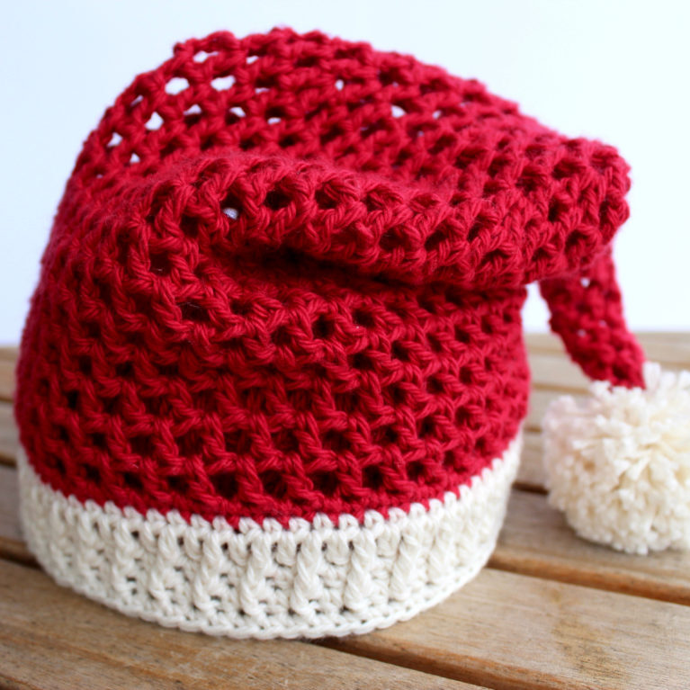 Slouchy Summer Santa Hat